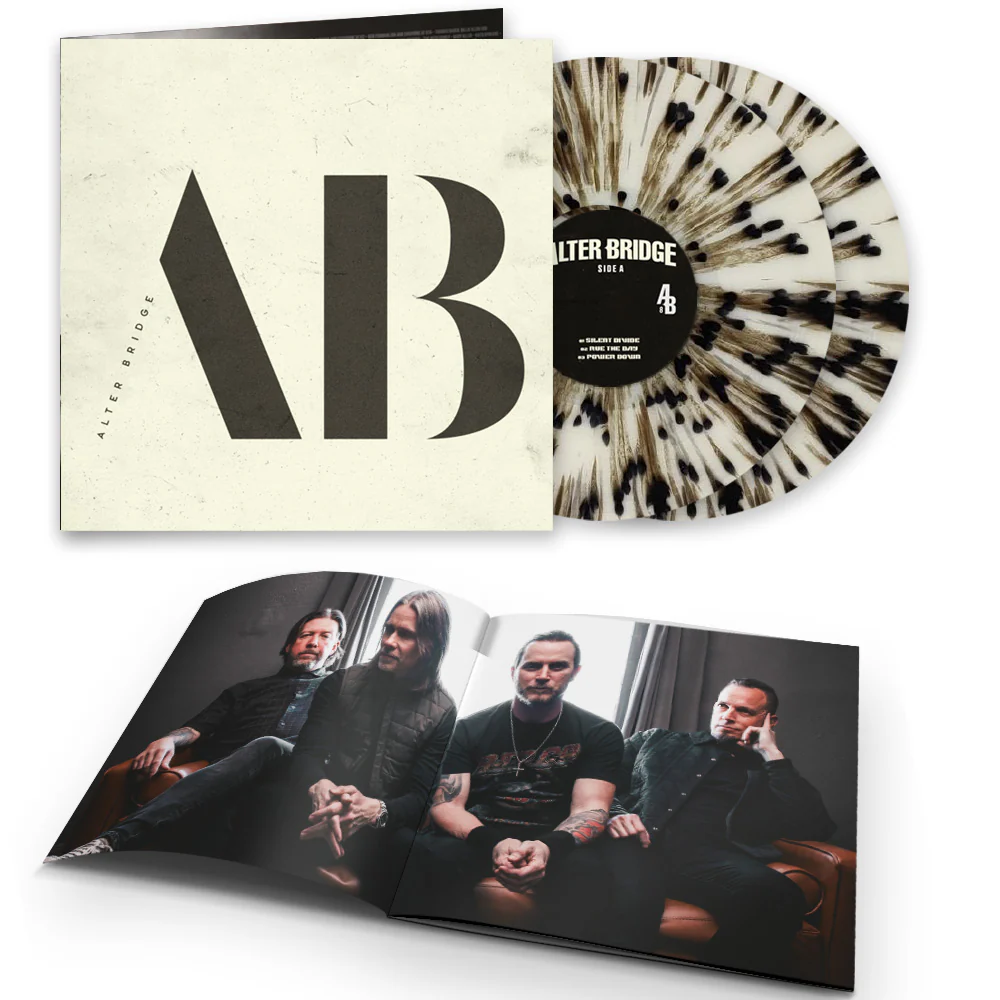 AB8 - LP - Splattered Creme Black (Signed)